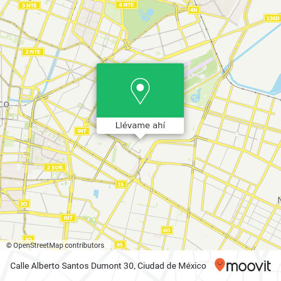 Mapa de Calle Alberto Santos Dumont 30