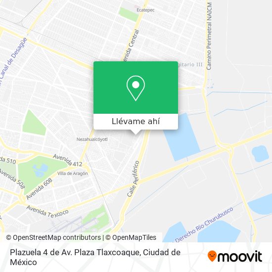 Mapa de Plazuela 4 de Av. Plaza Tlaxcoaque