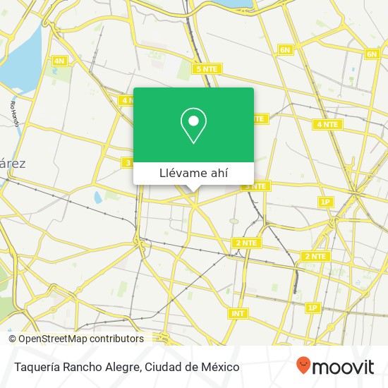 Mapa de Taquería Rancho Alegre