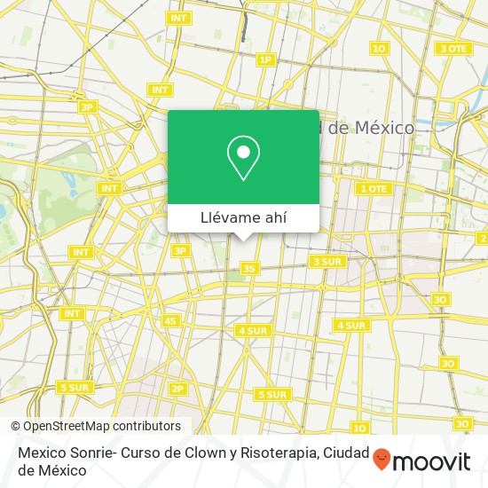Mapa de Mexico Sonrie- Curso de Clown y Risoterapia