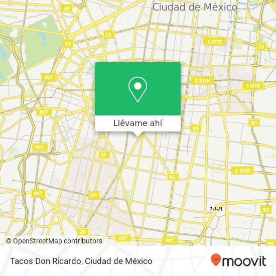 Mapa de Tacos Don Ricardo