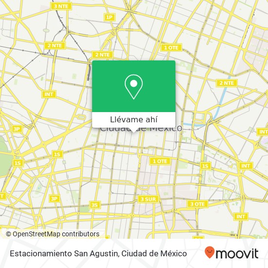 Mapa de Estacionamiento San Agustin