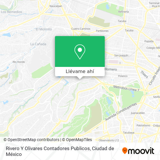 Mapa de Rivero Y Olivares Contadores Publicos
