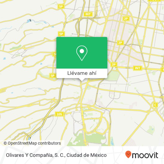 Mapa de Olivares Y Compañía, S. C.