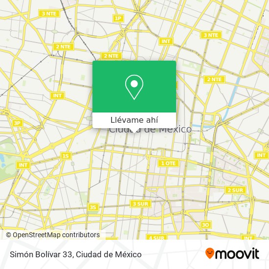 Mapa de Simón Bolívar 33