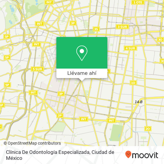 Mapa de Clínica De Odontología Especializada