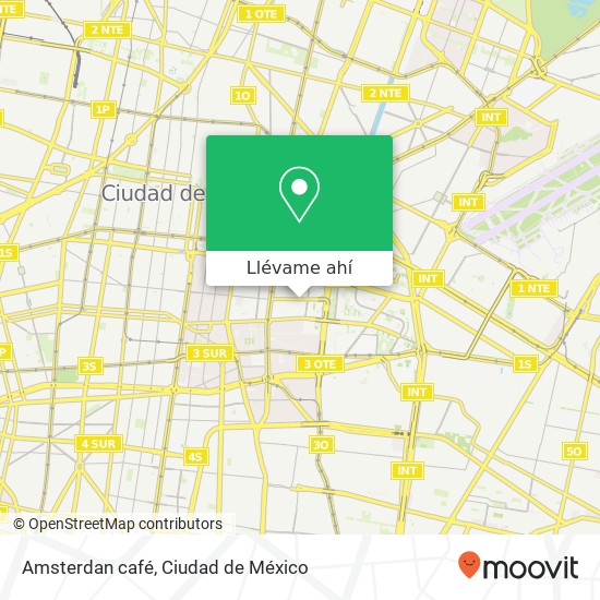 Mapa de Amsterdan café