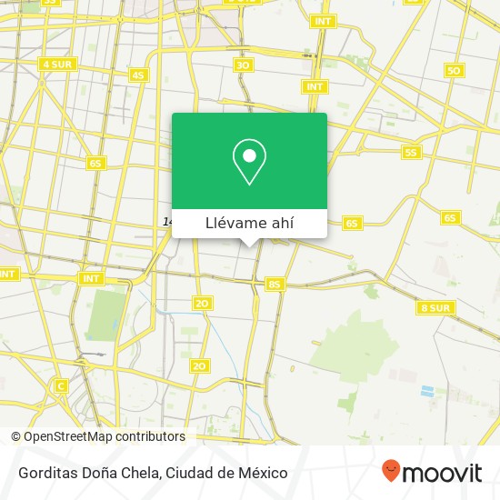 Mapa de Gorditas Doña Chela