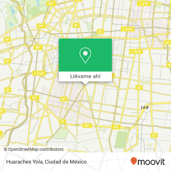 Mapa de Huaraches Yola