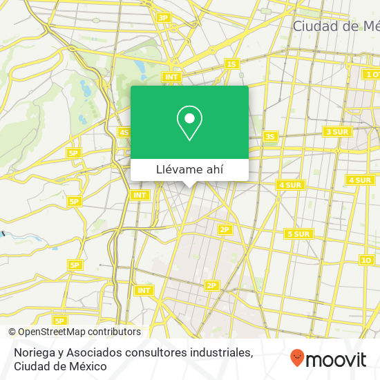 Mapa de Noriega y Asociados consultores industriales