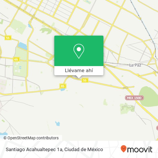 Mapa de Santiago Acahualtepec 1a