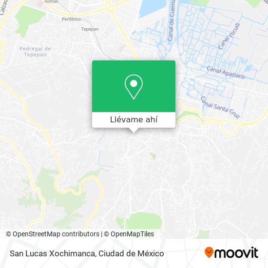Mapa de San Lucas Xochimanca