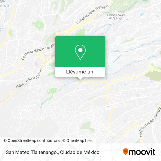 Mapa de San Mateo Tlaltenango.