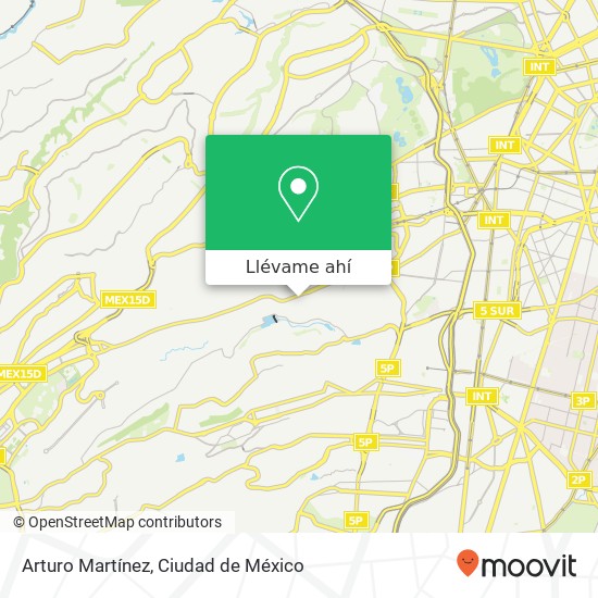 Mapa de Arturo Martínez