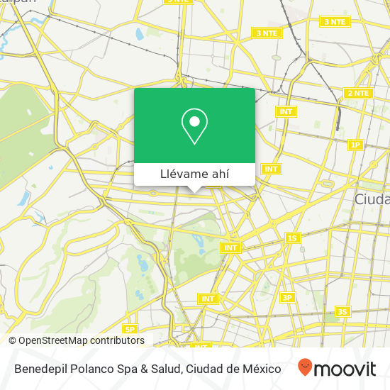 Mapa de Benedepil Polanco Spa & Salud