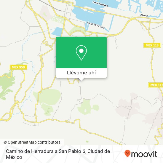 Mapa de Camino de Herradura a San Pablo 6