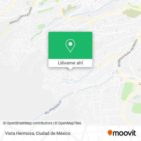 Cómo llegar a Vista Hermosa en Cuajimalpa De Morelos en Autobús?
