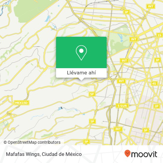 Mapa de Mafafas Wings