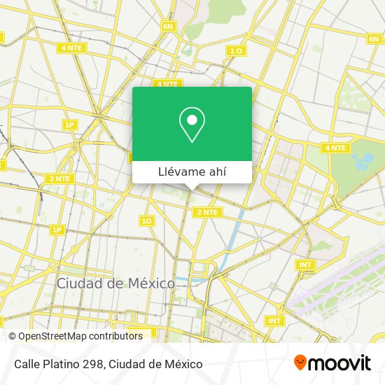 Mapa de Calle Platino 298