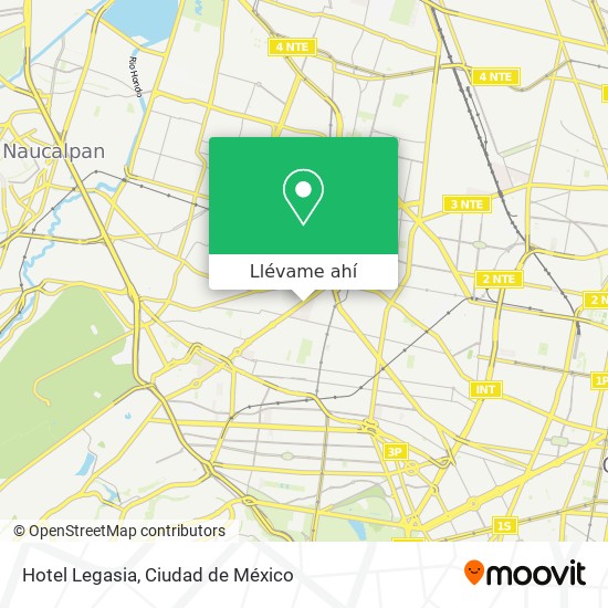 Mapa de Hotel Legasia