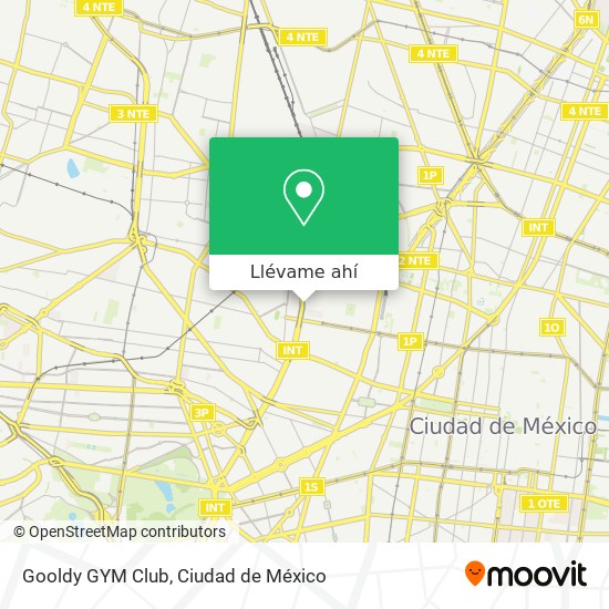 Mapa de Gooldy GYM Club