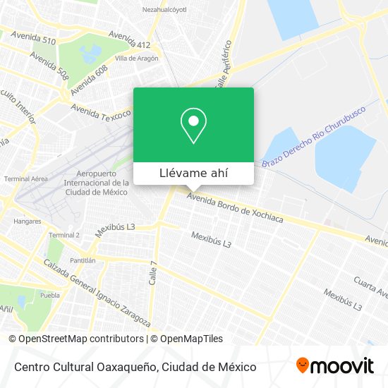 Mapa de Centro Cultural Oaxaqueño