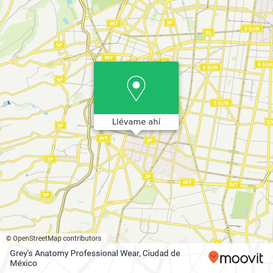 Mapa de Grey's Anatomy Professional Wear