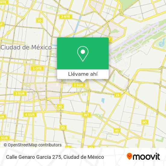 Mapa de Calle Genaro García 275