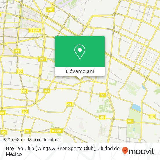 Mapa de Hay Tvo Club (Wings & Beer Sports Club)