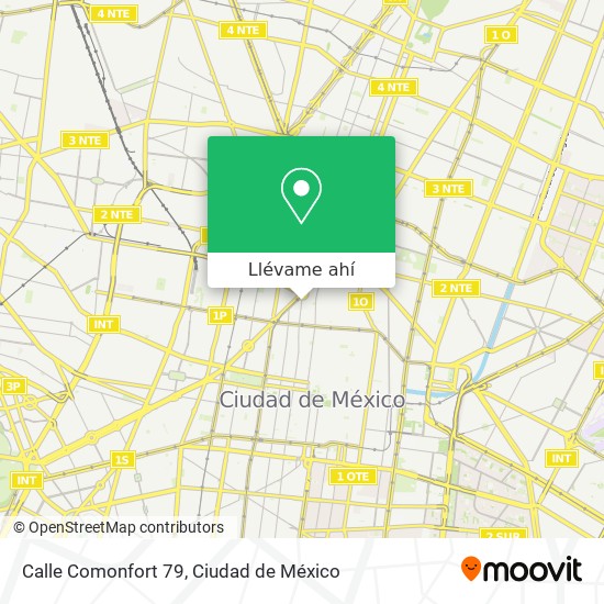 Mapa de Calle Comonfort 79