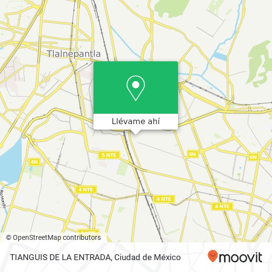 Mapa de TIANGUIS DE LA ENTRADA