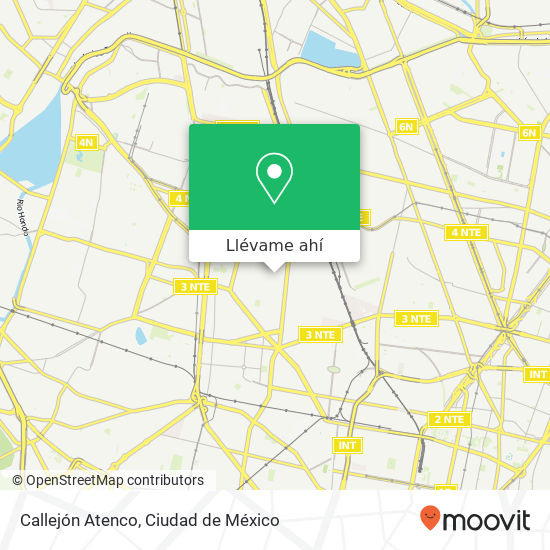 Mapa de Callejón Atenco