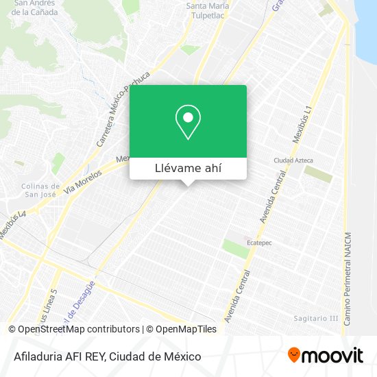 Cómo llegar a Afiladuria AFI REY en Ecatepec De Morelos en Autobús o Metro?