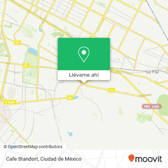 Mapa de Cafe Standort