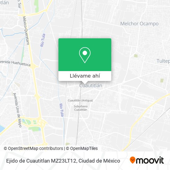 Mapa de Ejido de Cuautitlan MZ23LT12