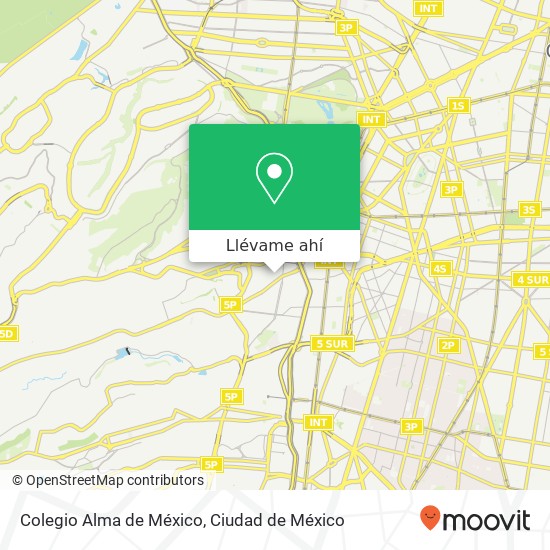 Mapa de Colegio Alma de México