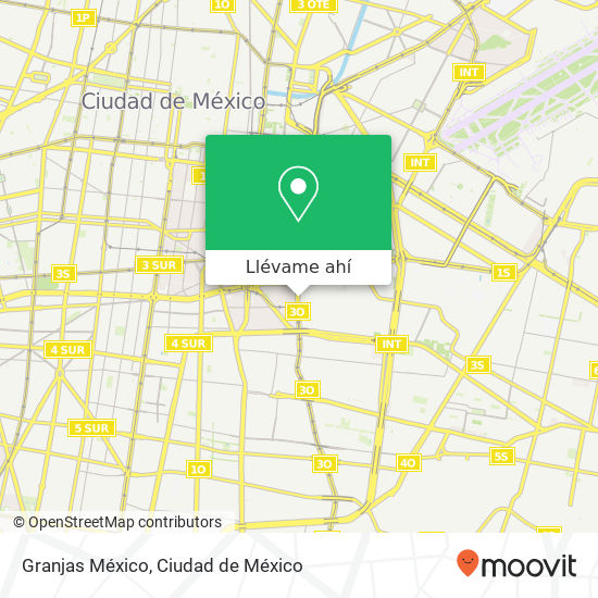 Mapa de Granjas México