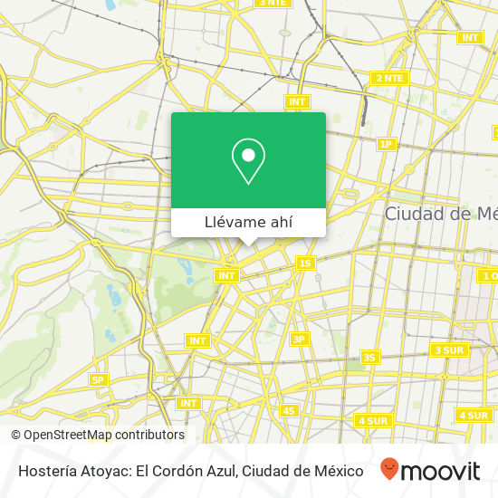 Mapa de Hostería Atoyac: El Cordón Azul