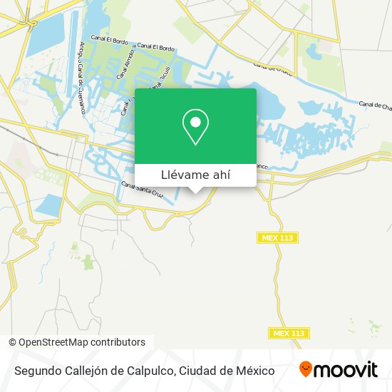 Mapa de Segundo Callejón de Calpulco