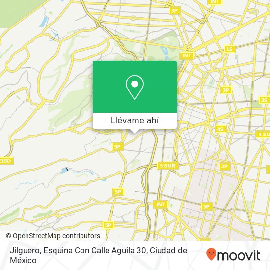 Mapa de Jilguero, Esquina Con Calle Aguila 30