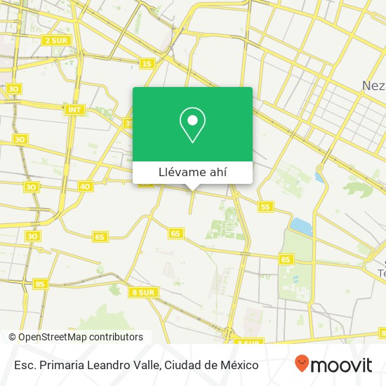 Mapa de Esc. Primaria Leandro Valle