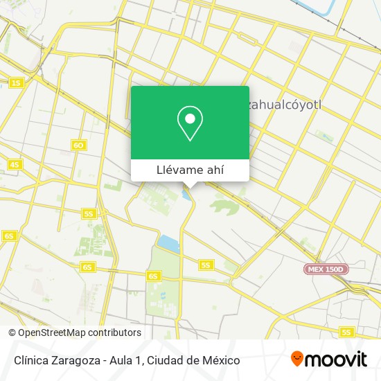 Mapa de Clínica Zaragoza - Aula 1