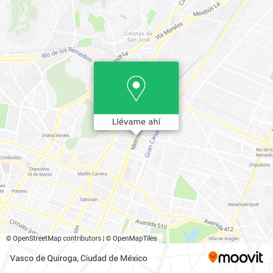 Mapa de Vasco de Quiroga