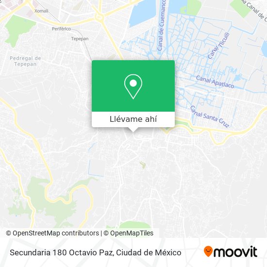 Mapa de Secundaria 180 Octavio Paz