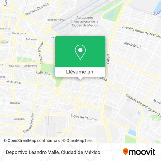 Mapa de Deportivo Leandro Valle