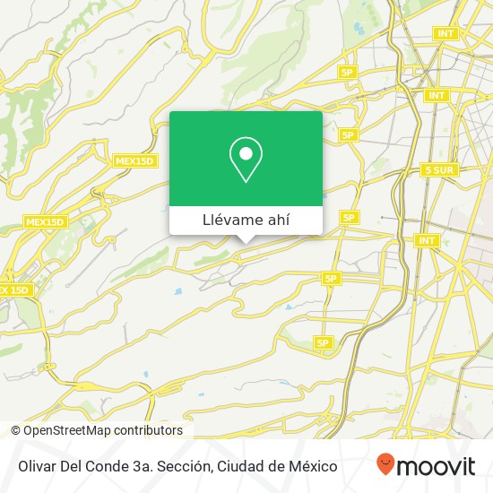 Mapa de Olivar Del Conde 3a. Sección