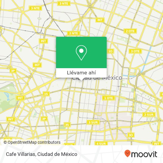 Mapa de Cafe Villarias