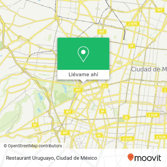 Mapa de Restaurant Uruguayo