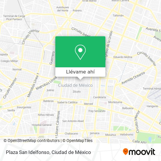 Mapa de Plaza San Idelfonso