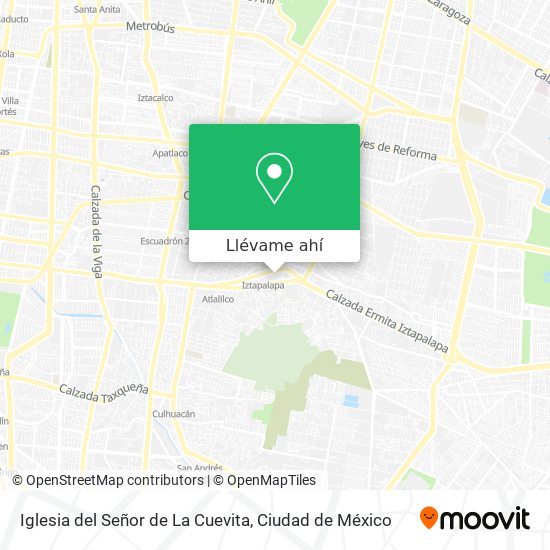Cómo llegar a Iglesia del Señor de La Cuevita en Iztacalco en Autobús o  Metro?